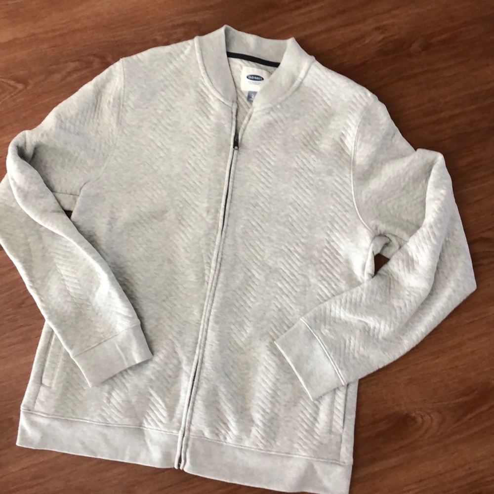 old navy | men’s grey zip up